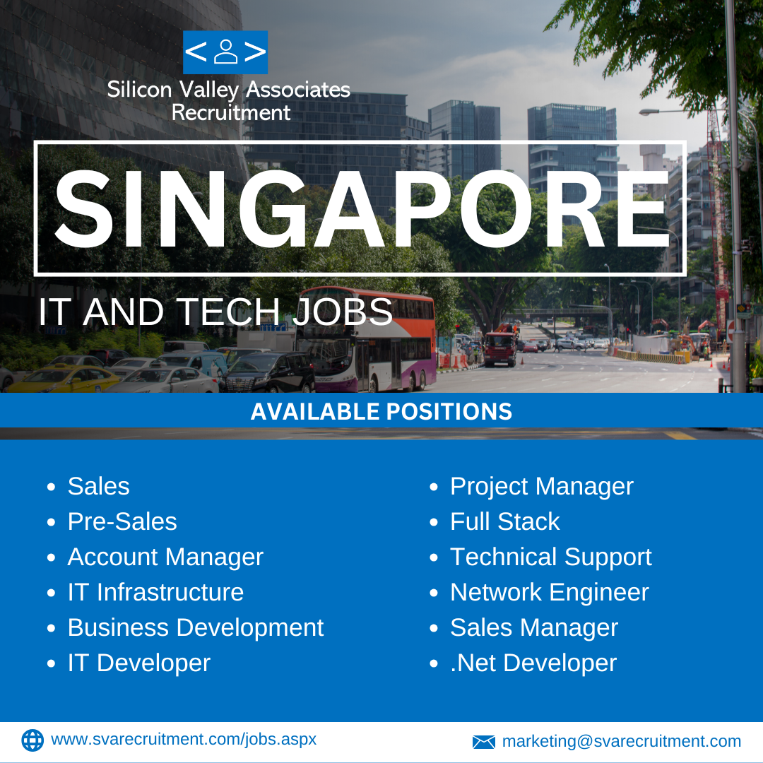 Available Positions SG Tech Recruitment Japan