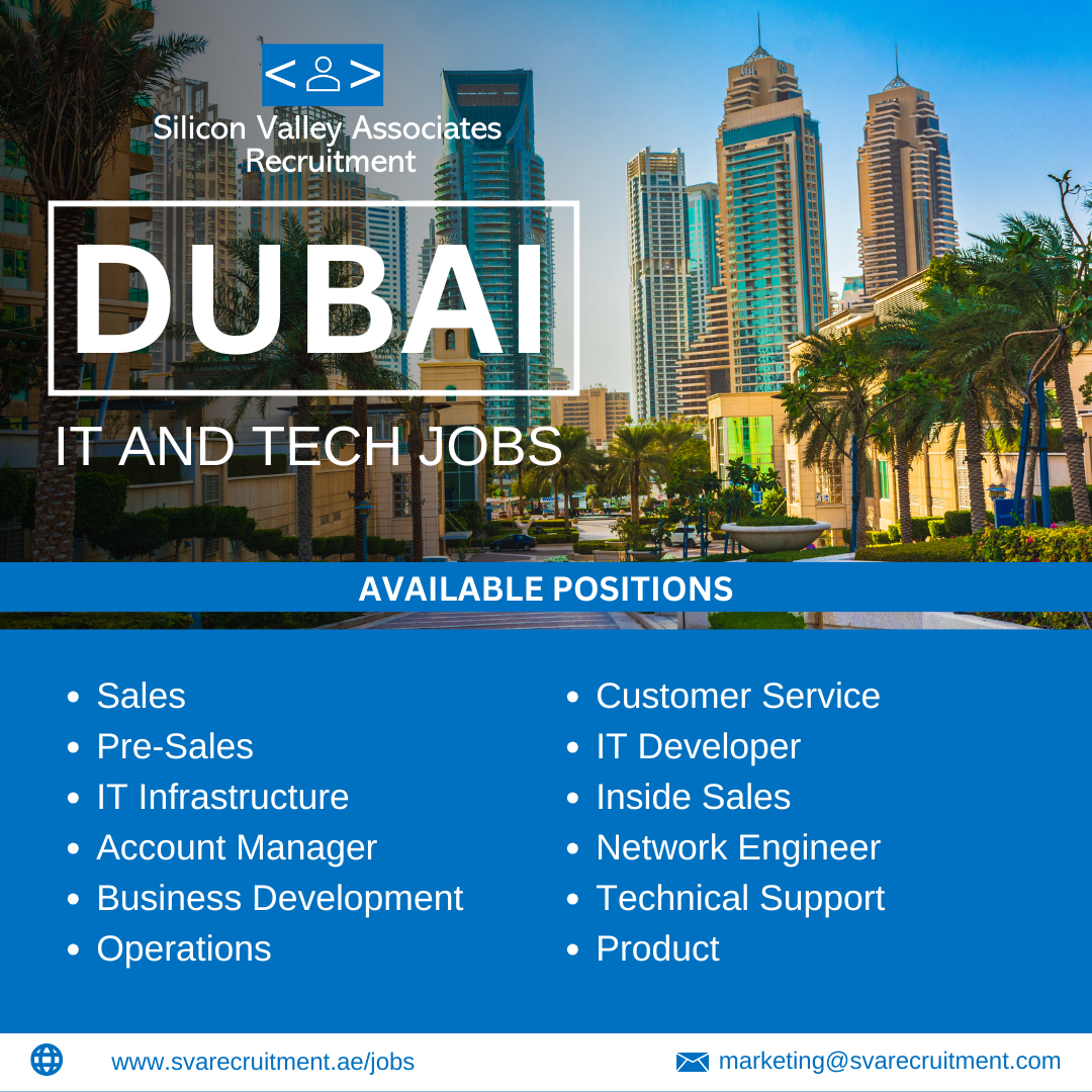 Available Positions UAE Tech Recruitment Japan